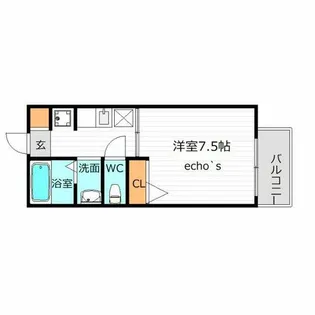 メゾンフレグランスそのべ【2階】の間取り