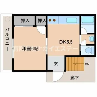 ハイツ松本【201号室】の間取り