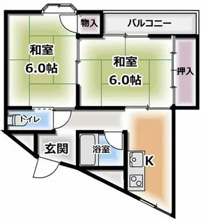 エレガンスシティー【2階】の間取り