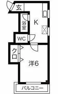 豊グランドハイツ【5階】の間取り