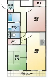 ビューテラス【2階】の間取り