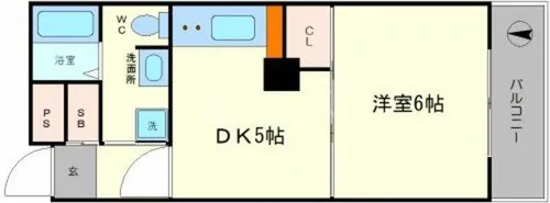 FUKUE BLD【H-10号室】の間取り