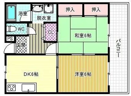 アドバンテージ三宅Ⅰ【3階】の間取り