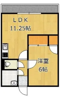 アリエスきふね【3階】の間取り