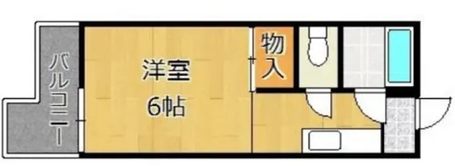 福岡県北九州市小倉北区真鶴2丁目【マンション】の間取り