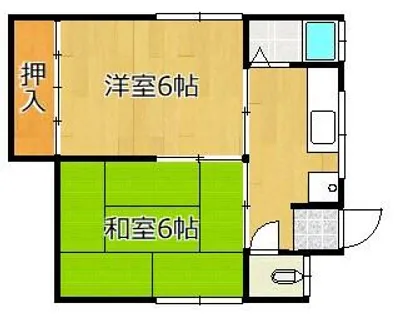 MYハイツ【2階】の間取り