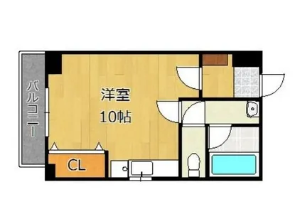 ラフォンテ門司【401号室】の間取り