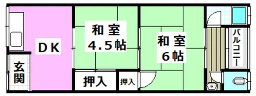 池上文化【2FM号室】の間取り