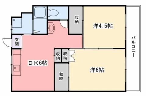 西山団地【2階】の間取り
