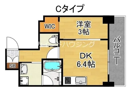 エセリアル清水丘【9階】の間取り