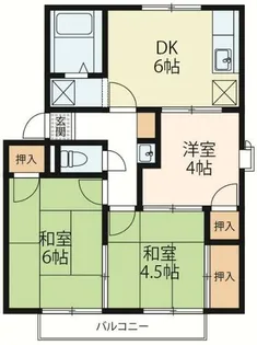 ハイツサンシャイン【205号室】の間取り