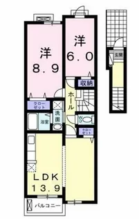 アミティエ【2階】の間取り