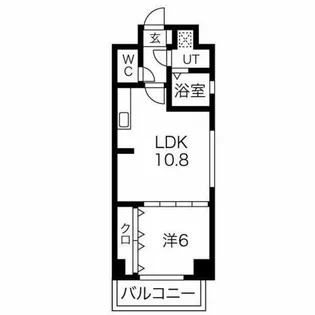 LUNA KASATORI【2階】の間取り