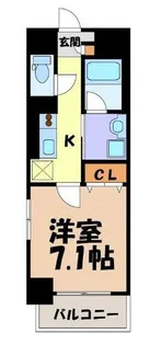 サクシード大曽根【8階】の間取り