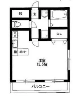 グランドール姫路【2階】の間取り