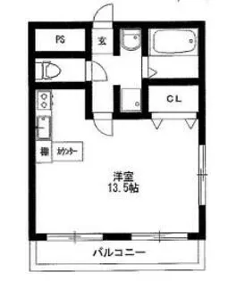 グランドール姫路【2階】の間取り
