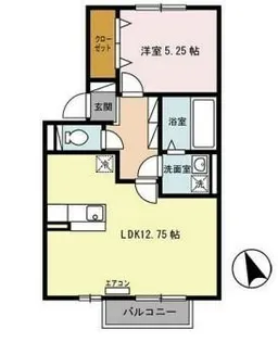 アイグリーン【2階】の間取り