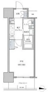 パークアクシス名古屋山王橋【7階】の間取り