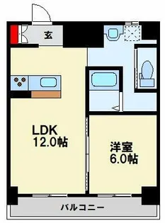 スペースワールド南ビル【2階】の間取り