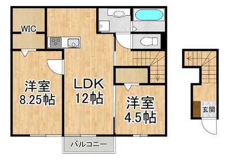 滋賀県大津市穴太3丁目【アパート】の間取り