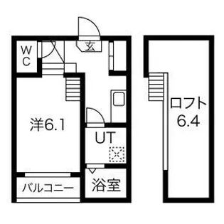 グランビル上小田井【1階】の間取り