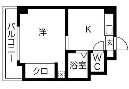 ハッピーコート豊沢【1階】の間取り