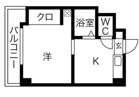 ハッピーコート豊沢【2階】の間取り