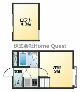 サンシャトー21【2階】の間取り