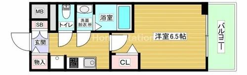 大阪府大阪市西淀川区花川1丁目【マンション】の間取り