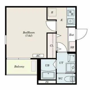 Katze中村公園【2階】の間取り