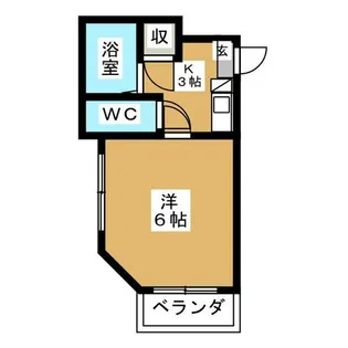 富士レイホービル第2【1階】の間取り