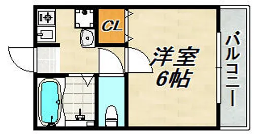 兵庫県神戸市須磨区須磨浦通6丁目【アパート】の間取り