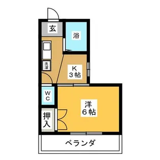 フランドル覚王山【2階】の間取り