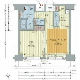 愛知県名古屋市千種区今池4丁目【マンション】の間取り