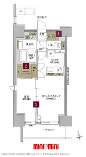 愛知県名古屋市千種区池下1丁目【マンション】の間取り