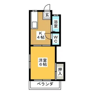 コーポみずたに【2階】の間取り