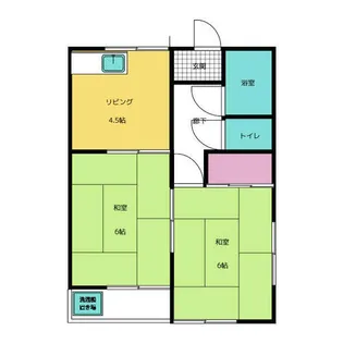 コーポ富士見【2階】の間取り