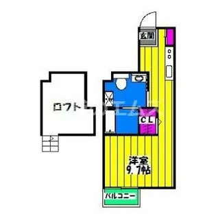 riviere大楠【103号室】の間取り