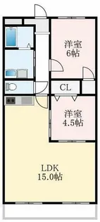 大阪府堺市東区丈六【マンション】の間取り