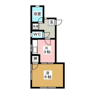 大宝ハイツ【3階】の間取り