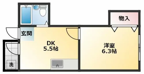 メゾンミフク【4階】の間取り