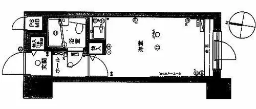 ダイアパレス大通第2【10階】の間取り