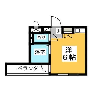 サン・ワイド・ウッズ【4階】の間取り