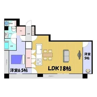 ラ・クール泉【11階】の間取り