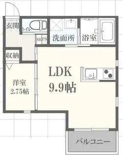 ボヌール英賀保駅前Ⅰ【1階】の間取り