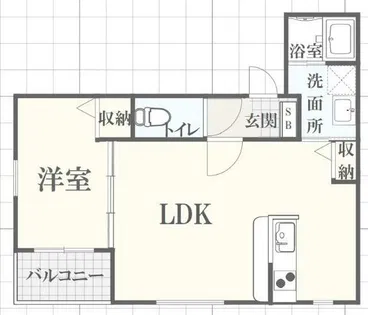 ボヌール英賀保駅前Ⅱ【3階】の間取り