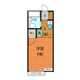 シンフォニー荒輪井【2階】の間取り