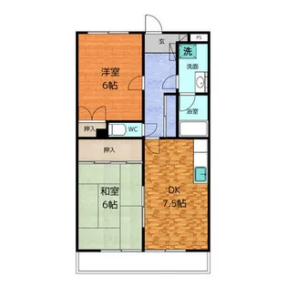 インペリアルハイツ【2階】の間取り