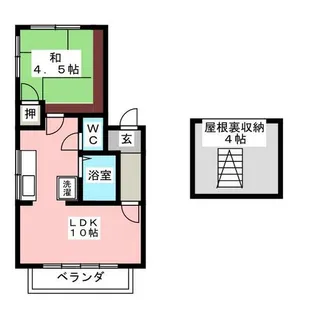 コーポヤマダ【2階】の間取り