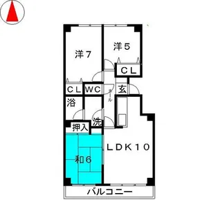 ラ・ヴィレット城屋敷【3階】の間取り